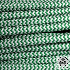 Textilkabel, Stoffkabel, Grün Zick Zack 3 adrig 3 x 0,75 mm² rund mit Füllgarn (Meterware)