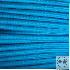 Textilkabel, Stoffkabel, Farbe Hellblau 2 adrig 2 x 0,5 mm² rund (Meterware)