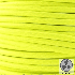 Textilkabel, Stoffkabel, Farbe Neon Gelb 3 adrig 3 x 0,75 mm² rund mit Füllgarn (Meterware)