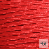 Textilkabel, Stoffkabel, Farbe Rot 2 adrig 2 x 0,75 mm² verseilt (Meterware)