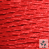 Textilkabel, Stoffkabel, Farbe Rot 3 adrig 3 x 0,75 mm² verseilt (Meterware)