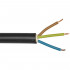 Erdkabel, 3 x 1,5²mm (Meterware) NYY-J, schwarz, inkl. CU