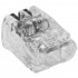 100 Stück Steckklemme, SDKF, 2-polig, von 0,02² bis 2,5²mm, transparent
