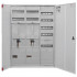Zählerschrank TAB2000, 2x 3-Punkt Zählerpl. 1x Verteilerfeld 5-reihig mit APZ-Feld