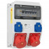 CEE Steckdosenverteilung, ANIF IP44 10 Module bestückt und verdrahtet - PCE