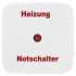 Wippe Schalterprogramme für Heizungsnotschalter, KLEIN SI® reinweiß