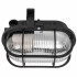 Kellerleuchten Ovalleuchte, 1 x E27 / 60W IP44 Strukturglas klar