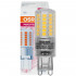 LED Stiftsockellampe klar PIN G9 4,8W(48W) 600lm 4000K  L59mm Ø18 mm 