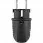 ABL Orig Winkel Stecker 1508 SK+F/B Gummi Schwarz