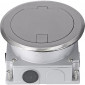 Bodeneinbaudose edelstahl rund STA1X1RU